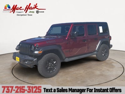 2021 Jeep Wrangler Unlimited Willys