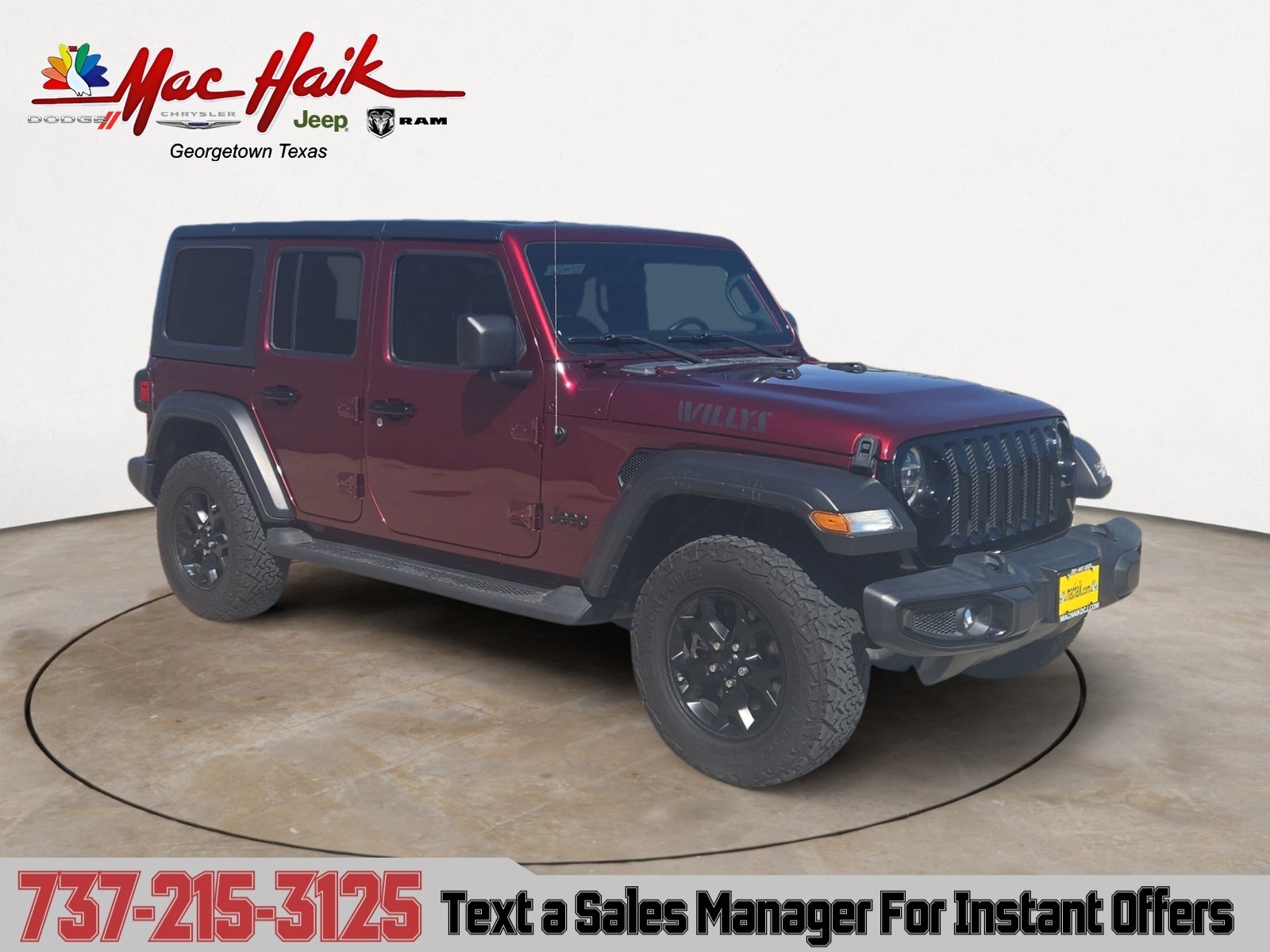 2021 Jeep Wrangler Unlimited Willys