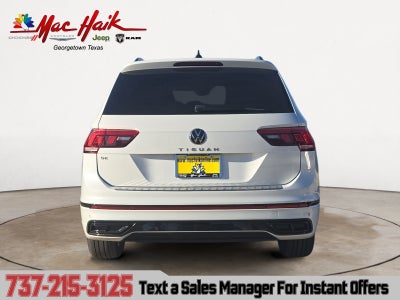 2022 Volkswagen Tiguan 2.0T SE R-Line Black