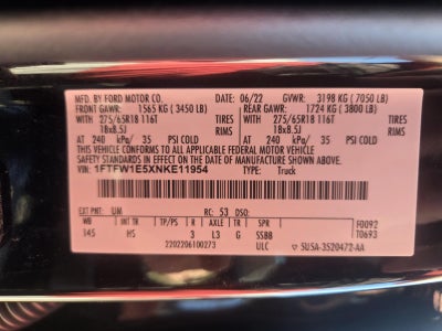 2022 Ford F-150 Base