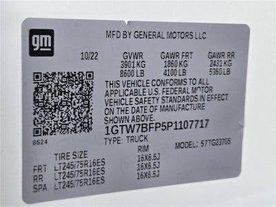 2023 GMC Savana Cargo Van CARGO