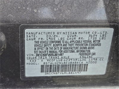 2024 Nissan Versa SR