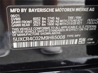 2021 BMW X5 sDrive40i