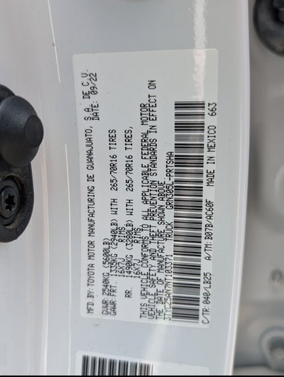 2022 Toyota Tacoma 4WD TRD Pro V6
