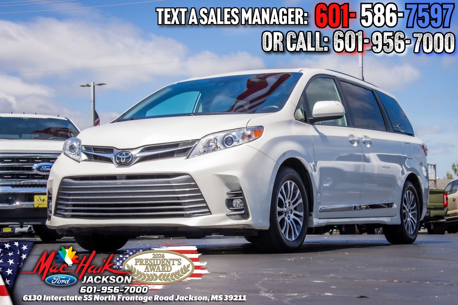 2019 Toyota Sienna XLE 8 Passenger