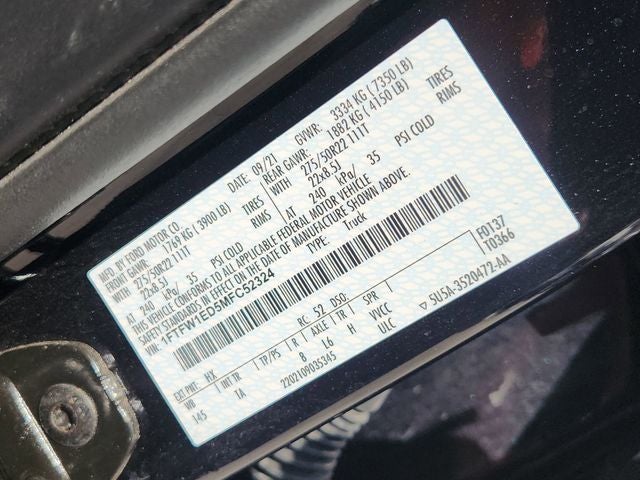 2021 Ford F-150 Limited