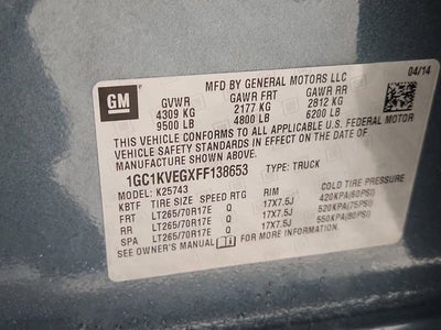 2015 Chevrolet Silverado 2500HD LT
