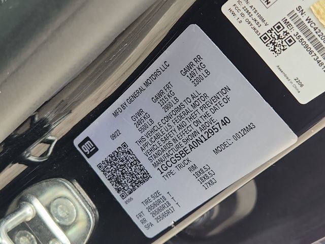 2022 Chevrolet Colorado Work Truck