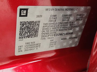 2021 Chevrolet Silverado 1500 LT Trail Boss