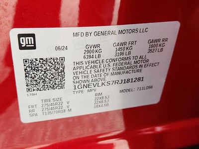 2024 Chevrolet Traverse RS