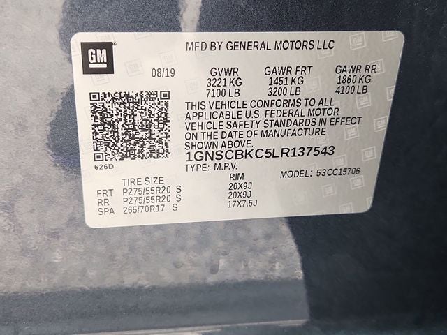 2020 Chevrolet Tahoe LT
