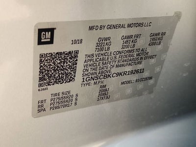 2019 Chevrolet Tahoe LT