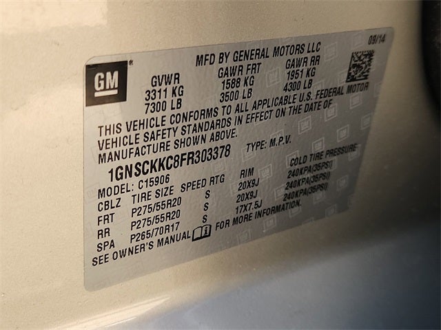 2015 Chevrolet Suburban LTZ