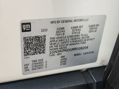 2024 Chevrolet Tahoe Z71