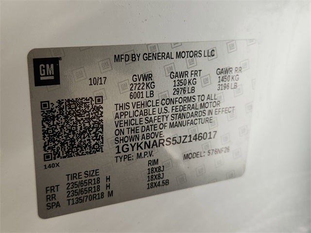 2018 Cadillac XT5 Base