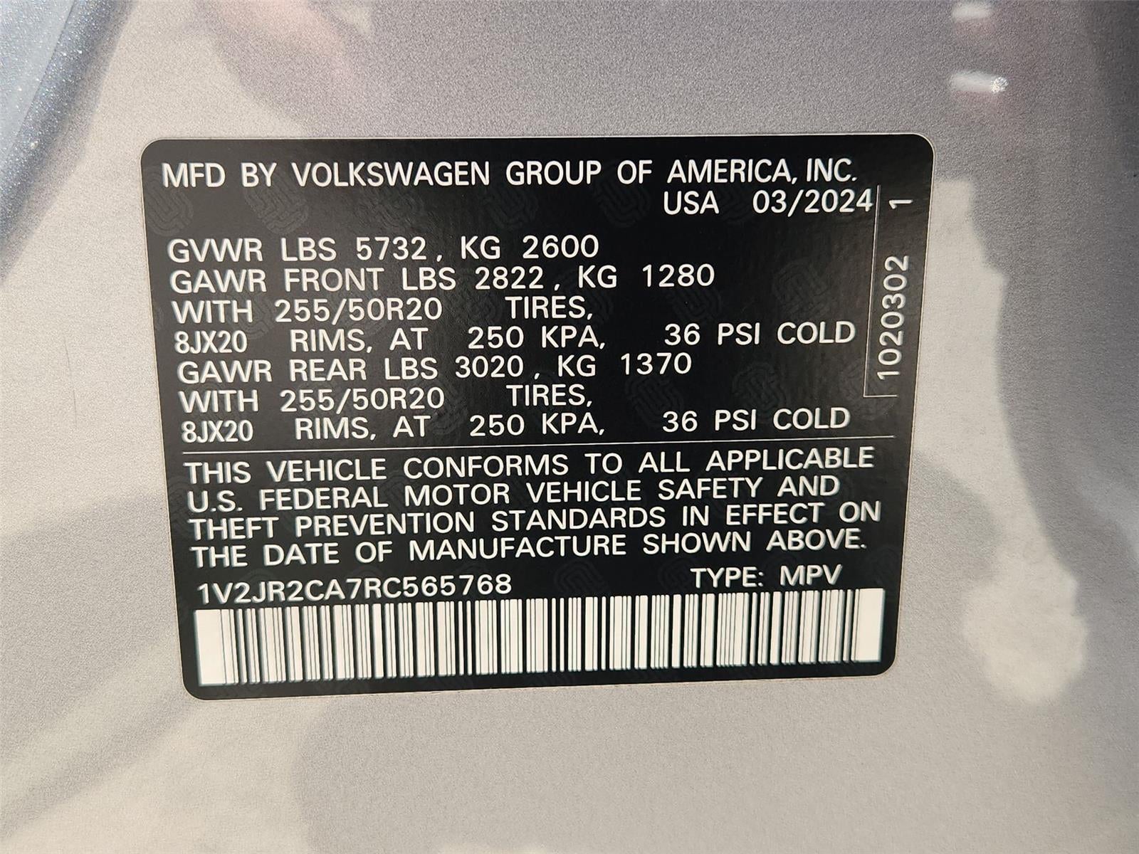 2024 Volkswagen Atlas 2.0T SE w/Technology