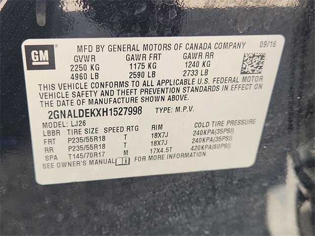 2017 Chevrolet Equinox Premier