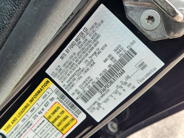 2020 Ford Fusion SEL