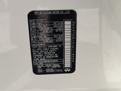2020 INFINITI QX50 LUXE
