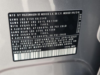 2024 Volkswagen Tiguan 2.0T SE R-Line Black