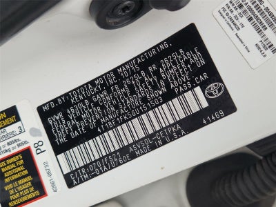 2016 Toyota Camry SE