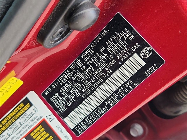 2017 Toyota Camry SE