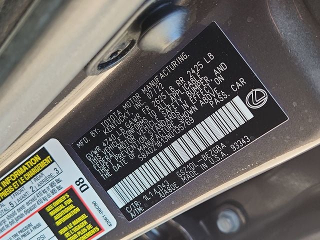 2022 Lexus ES 350