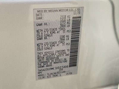 2021 Nissan Murano Platinum