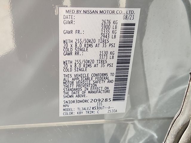 2024 Nissan Pathfinder Platinum