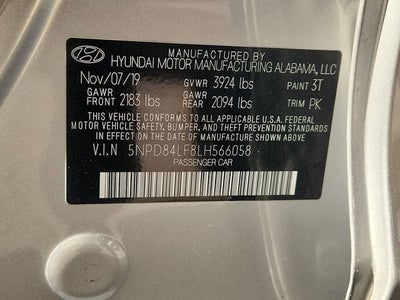 2020 Hyundai Elantra SEL