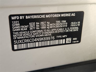 2022 BMW X5 xDrive40i