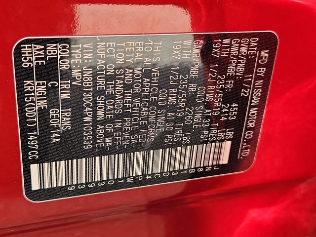 2023 Nissan Rogue Platinum