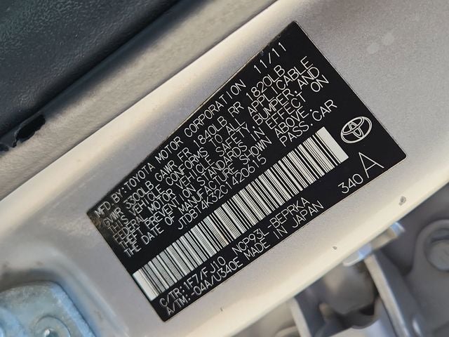 2012 Toyota Yaris Base