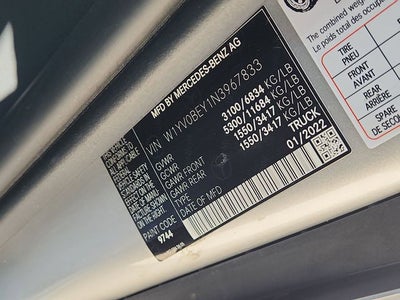 2022 Mercedes-Benz Metris Cargo