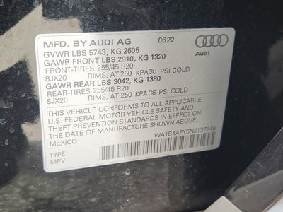 2022 Audi SQ5 Premium Plus quattro