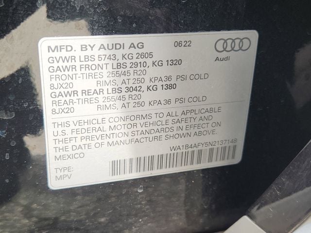 2022 Audi SQ5 Premium Plus quattro