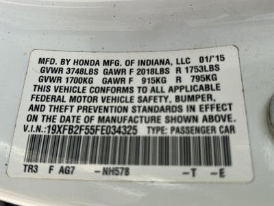 2015 Honda Civic Sedan LX