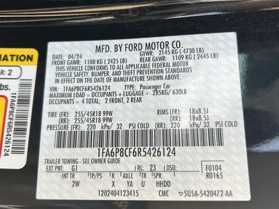 2024 Ford Mustang GT