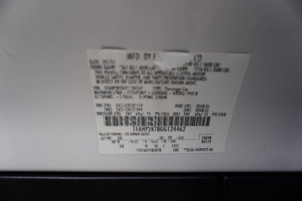 2016 Ford Taurus SHO