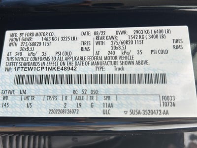 2022 Ford F-150 XLT