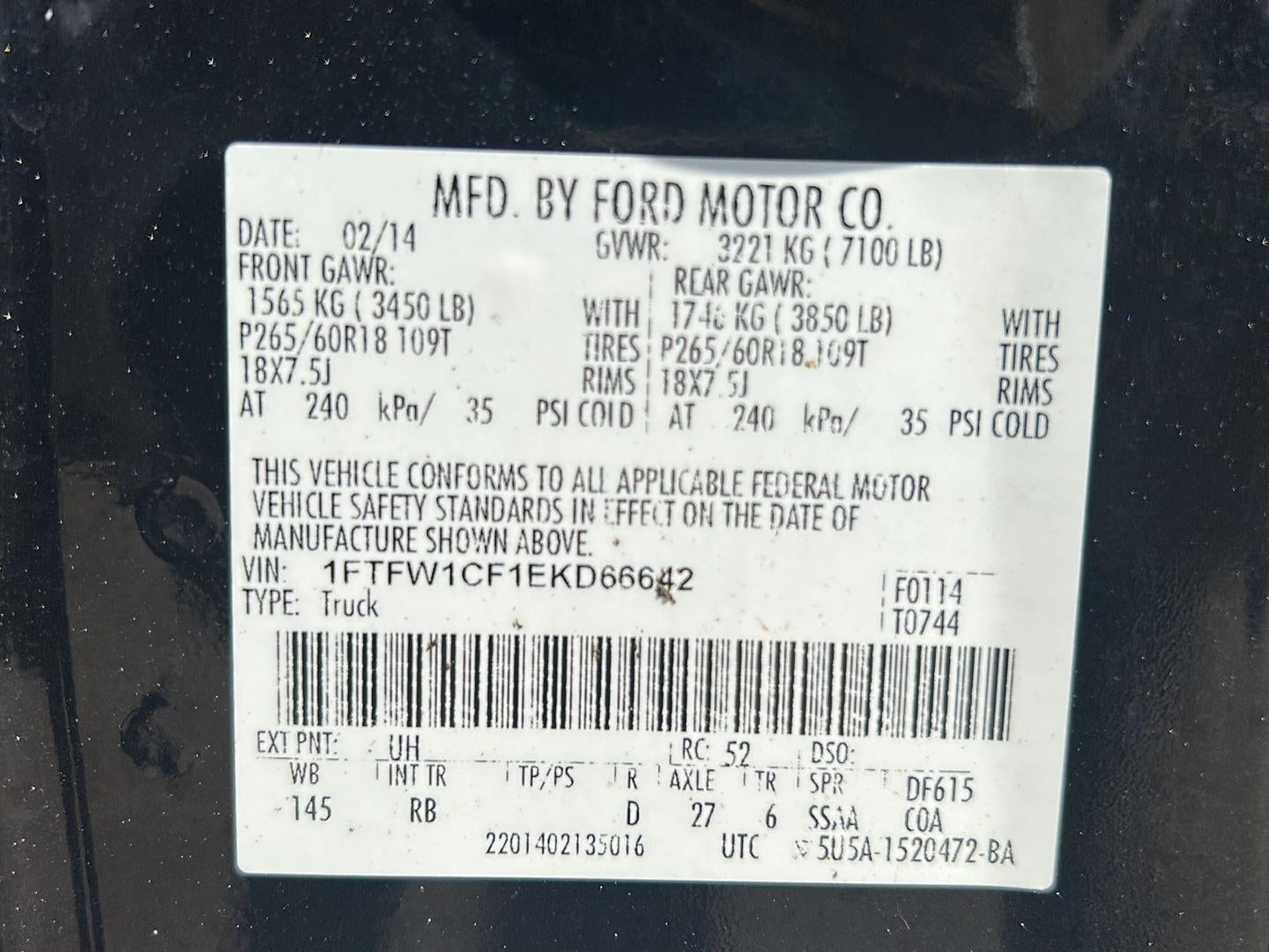 2014 Ford F-150 FX2