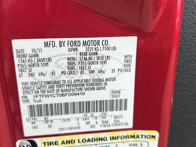 2011 Ford F-150 XLT