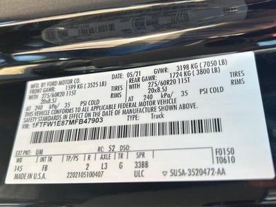 2021 Ford F-150 XLT