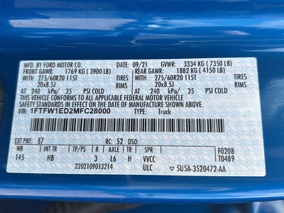 2021 Ford F-150 LARIAT
