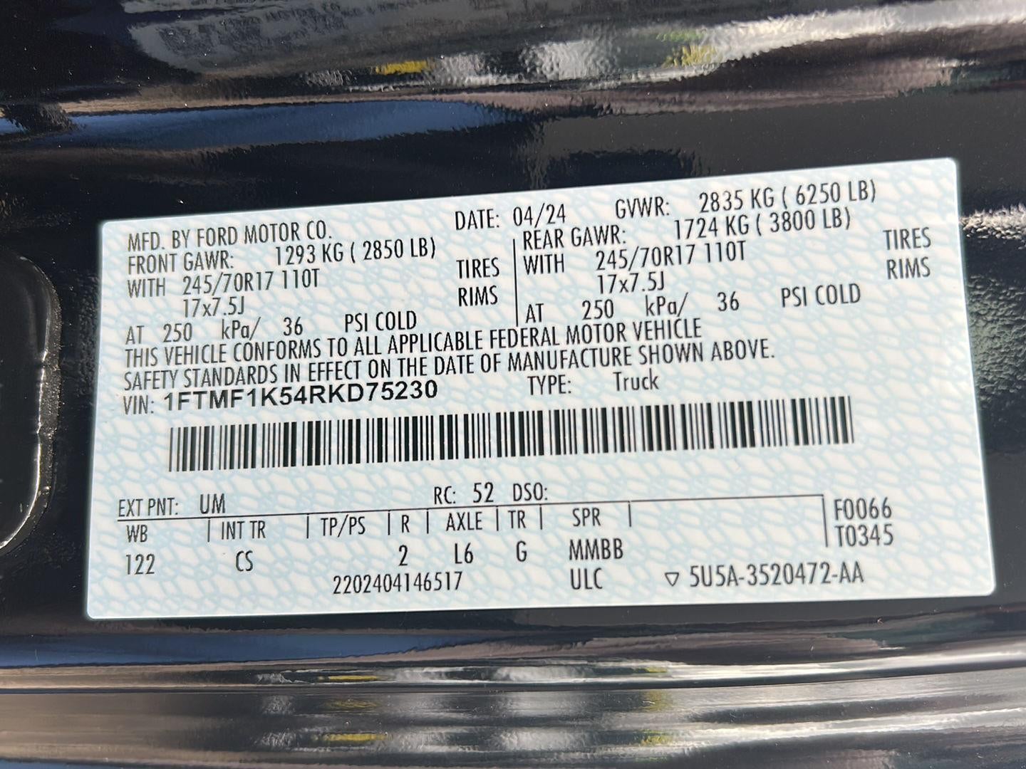 2024 Ford F-150 XL