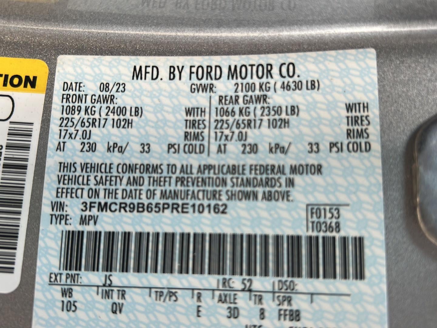 2023 Ford BRONCO SPORT BIGBEND