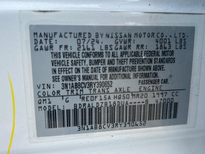 2024 Nissan Sentra SV