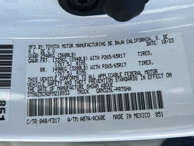 2023 Toyota Tacoma TRD Sport