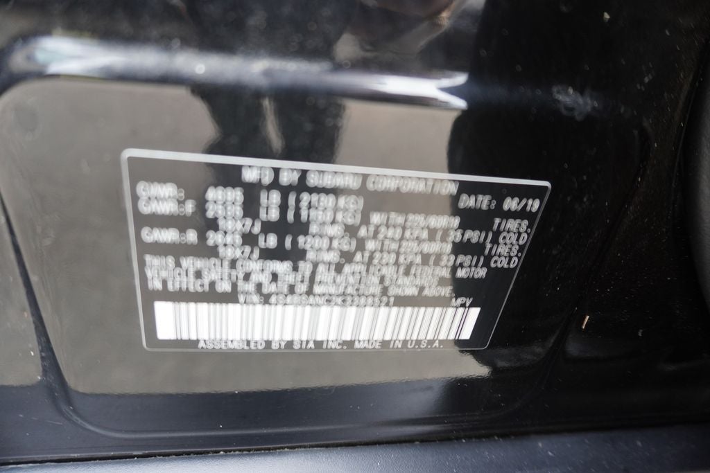 2019 Subaru Outback 2.5i Limited