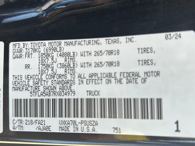 2024 Toyota Tundra SR5